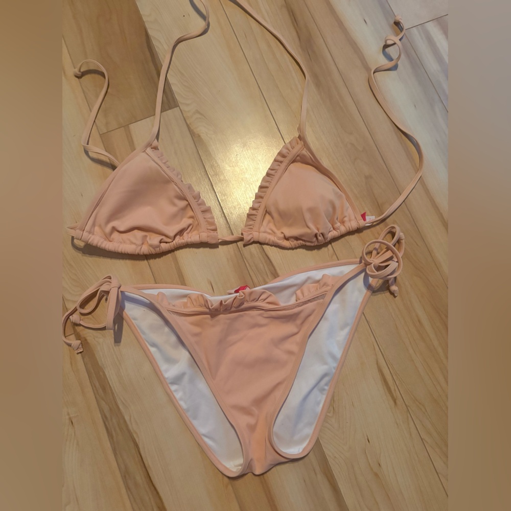 Victoria's Secret Peach Bikini Set